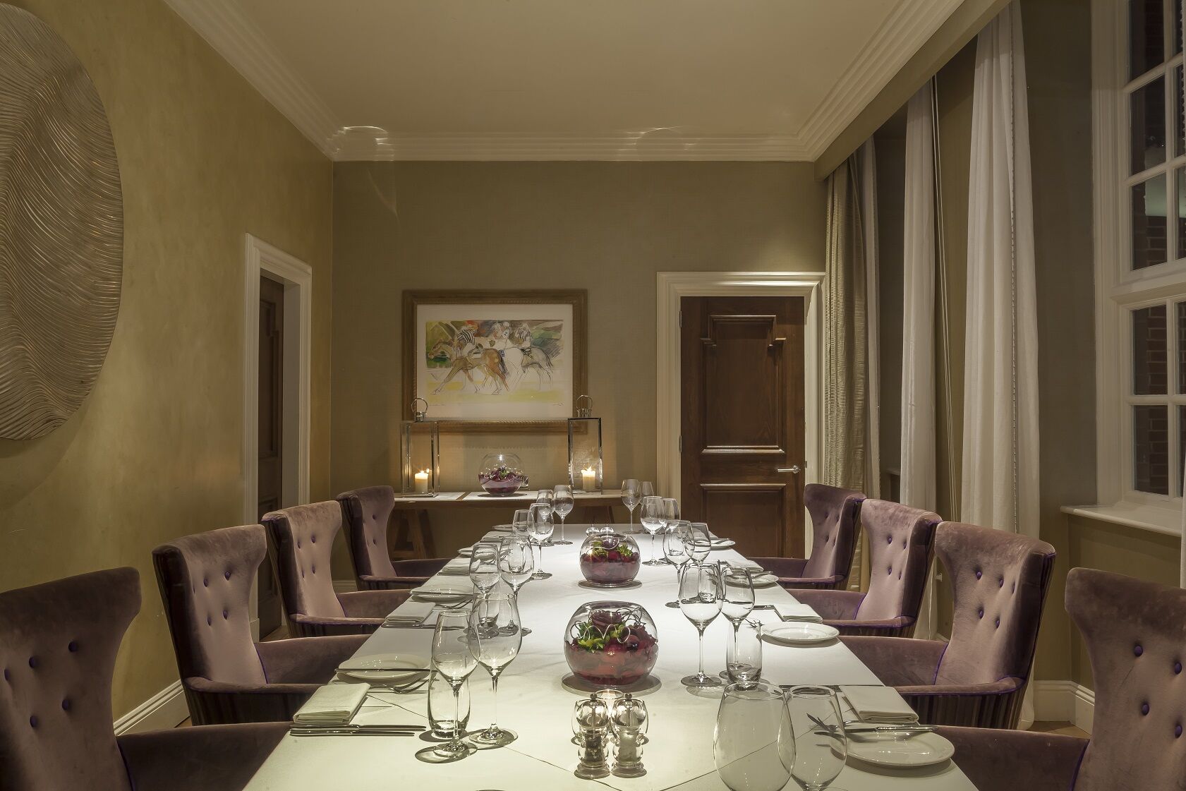 The Roseate Reading Hotel Exterior foto The private dining room at the restaurant